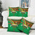 Burkina Faso Pillow Cover with Green Tribal Pattern Design and National Flag Motif - Wonder Print Shop