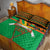 Burkina Faso Quilt Bed Set with Green Tribal Pattern Design and National Flag Motif - Wonder Print Shop