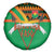 Burkina Faso Spare Tire Cover with Green Tribal Pattern Design and National Flag Motif - Wonder Print Shop
