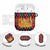 Burkina Faso AirPods Case with Red Green Blue Geometric - Wonder Print Shop