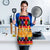 Burkina Faso Apron with Red Green Blue Geometric - Wonder Print Shop
