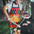 Burkina Faso Apron with Red Green Blue Geometric - Wonder Print Shop
