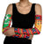 Burkina Faso Arm Sleeves with Red Green Blue Geometric - Wonder Print Shop