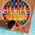 Burkina Faso Beach Blanket with Red Green Blue Geometric - Wonder Print Shop