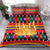 Burkina Faso Bedding Set with Red Green Blue Geometric - Wonder Print Shop