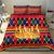 Burkina Faso Bedding Set with Red Green Blue Geometric - Wonder Print Shop