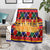 Burkina Faso Blanket with Red Green Blue Geometric - Wonder Print Shop