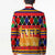 Burkina Faso Blazer with Red Green Blue Geometric - Wonder Print Shop