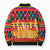 Burkina Faso Bomber Puffer Jacket with Red Green Blue Geometric - Wonder Print Shop
