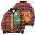 Burkina Faso Bomber Puffer Jacket with Red Green Blue Geometric - Wonder Print Shop