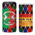 Burkina Faso 4 in 1 Can Cooler Tumbler with Red Green Blue Geometric - Wonder Print Shop