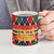 Burkina Faso Ceramic Mug with Red Green Blue Geometric - Wonder Print Shop
