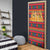 Burkina Faso Door Cover with Red Green Blue Geometric - Wonder Print Shop