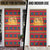 Burkina Faso Door Cover with Red Green Blue Geometric - Wonder Print Shop