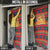 Burkina Faso Door Cover with Red Green Blue Geometric - Wonder Print Shop