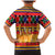Burkina Faso Family Matching Mermaid Dress and Hawaiian Shirt with Red Green Blue Geometric - Wonder Print Shop