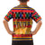 Burkina Faso Family Matching Off The Shoulder Long Sleeve Dress and Hawaiian Shirt with Red Green Blue Geometric - Wonder Print Shop
