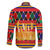 Burkina Faso Family Matching Summer Maxi Dress and Hawaiian Shirt with Red Green Blue Geometric - Wonder Print Shop