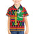 Burkina Faso Family Matching Summer Maxi Dress and Hawaiian Shirt with Red Green Blue Geometric - Wonder Print Shop
