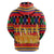 Burkina Faso Hoodie with Red Green Blue Geometric - Wonder Print Shop