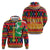 Burkina Faso Hoodie with Red Green Blue Geometric - Wonder Print Shop