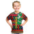 Burkina Faso Kid T Shirt with Red Green Blue Geometric - Wonder Print Shop