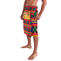 Burkina Faso Lavalava with Red Green Blue Geometric - Wonder Print Shop