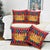 Burkina Faso Pillow Cover with Red Green Blue Geometric - Wonder Print Shop
