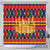 Burkina Faso Shower Curtain with Red Green Blue Geometric - Wonder Print Shop