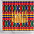 Burkina Faso Shower Curtain with Red Green Blue Geometric - Wonder Print Shop