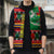 Burkina Faso Sleeveless Puffer Jacket with Red Green Blue Geometric - Wonder Print Shop