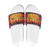 Burkina Faso Slide Sandals with Red Green Blue Geometric - Wonder Print Shop