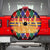 Burkina Faso Spare Tire Cover with Red Green Blue Geometric - Wonder Print Shop