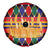 Burkina Faso Spare Tire Cover with Red Green Blue Geometric - Wonder Print Shop