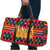 Burkina Faso Travel Bag with Red Green Blue Geometric - Wonder Print Shop