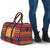 Burkina Faso Travel Bag with Red Green Blue Geometric - Wonder Print Shop