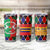 Burkina Faso Tumbler Cup with Red Green Blue Geometric - Wonder Print Shop