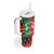 Burkina Faso Tumbler With Handle with Red Green Blue Geometric - Wonder Print Shop
