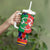 Burkina Faso Tumbler With Handle with Red Green Blue Geometric - Wonder Print Shop