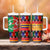 Burkina Faso Tumbler With Handle with Red Green Blue Geometric - Wonder Print Shop