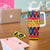 Burkina Faso Tumbler With Handle with Red Green Blue Geometric - Wonder Print Shop