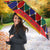 Burkina Faso Umbrella with Red Green Blue Geometric - Wonder Print Shop