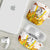 Burkina Faso AirPods Case with Brown White Yellow Abstract Design - Wonder Print Shop