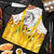 Burkina Faso Apron with Brown White Yellow Abstract Design - Wonder Print Shop