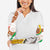 Burkina Faso Arm Sleeves with Brown White Yellow Abstract Design - Wonder Print Shop