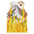 Burkina Faso Basketball Jersey with Brown White Yellow Abstract Design - Wonder Print Shop