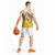Burkina Faso Basketball Jersey with Brown White Yellow Abstract Design - Wonder Print Shop