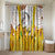 Burkina Faso Bathroom Set with Brown White Yellow Abstract Design - Wonder Print Shop