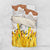 Burkina Faso Bedding Set with Brown White Yellow Abstract Design - Wonder Print Shop