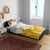 Burkina Faso Bedding Set with Brown White Yellow Abstract Design - Wonder Print Shop